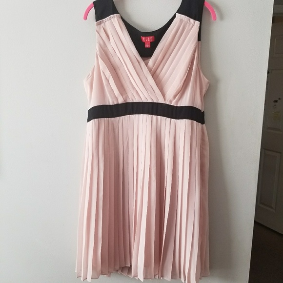 blush pink dress size 16